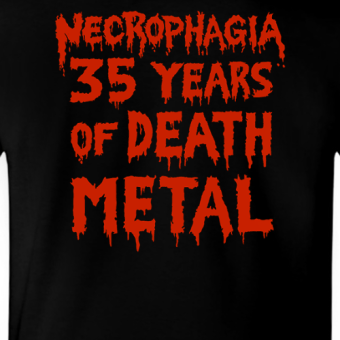 NECROPHAGIA Here Lies Necrophagia SHIRT SIZE M